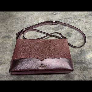 Kate Spade Lola Glitter Crossbody Rose Pink